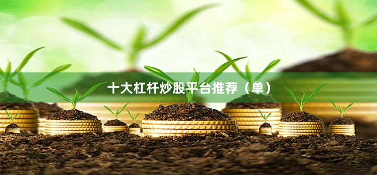 十大杠杆炒股平台推荐（单）